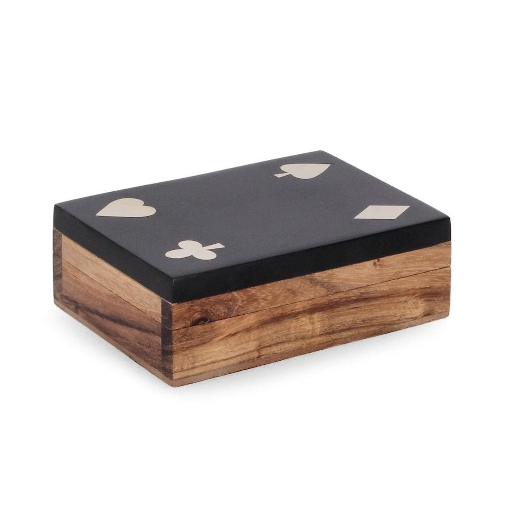 DECORAZIONE CARTE FORTUNE NERO 11,3X8,3